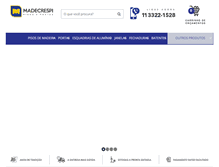 Tablet Screenshot of madecrespi.com.br